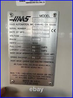 Haas VF2SS CNC Vertical Machining Center