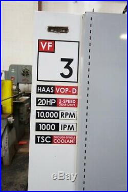 Haas VF3 CNC Vertical Machining Center VF-3B, VOP-D, TSC, 4th Axis Ready