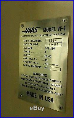 Haas VF-1 CNC Mill