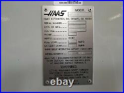 Haas VF-3D VMC 2008, 40x20x25 Travels, 20-HP, USB, P Cool, Rigid Tap, Auger