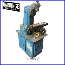Hardinge Horizontal / Vertical Milling Machine Single Phase Freight or Local