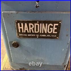 Hardinge Horizontal / Vertical Milling Machine Single Phase Freight or Local