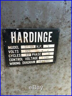 Hardinge TM/UM Vertical and Horizontal Milling Machine