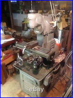 Hardinge milling machine vertical mill 3 phase 220 volt power feed pick. Up only