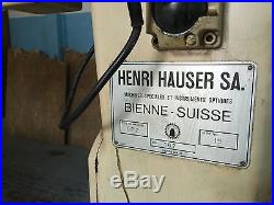 Hauser OP2 Jig Borer/Milling machine with Rotary Table, DRO and tooling