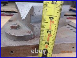 Heavy Adjustable Angle V-block Work Holding Fixture Machinist Tooling Heavy Adjustable Angle V-block Work Holding Fixture Machinist Tooling
