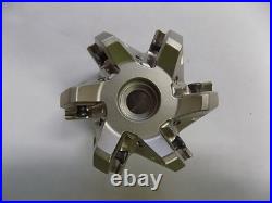 Hertel 2-1/2 Cut Diam Indexable Chamfer & Angle Face Mill 45717501