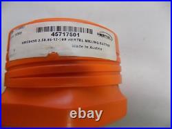 Hertel 2-1/2 Cut Diam Indexable Chamfer & Angle Face Mill 45717501