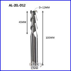 High Machining Efficiency Endmill Solid Carbide Uncoated Aluminum Milling Cutter