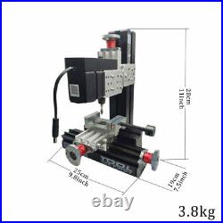 High Power Metal Mini Lathe DIY Micro Milling Machine Millier 12000rpm withAdapter