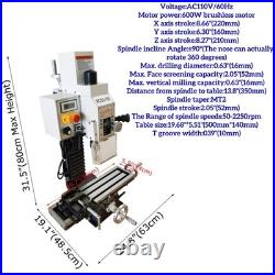 High-power Multi-functional Drilling&Milling Machine All-copper Brushless Motor