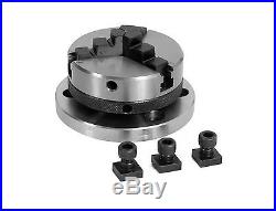 Horizontal Vertical 3/75mm Rotary Table & 65mm 3 Jaw Chuck for Milling Machine