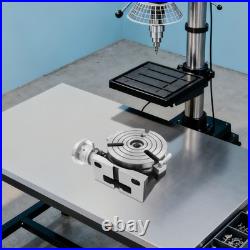 Horizontal Vertical Rotary Table, 3-Slot Rotary Table for Milling Machine New