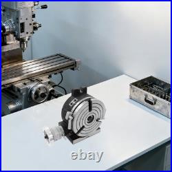Horizontal Vertical Rotary Table, 3-Slot Rotary Table for Milling Machine New