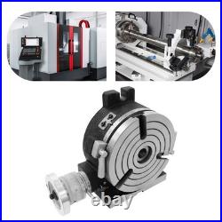 Horizontal Vertical Rotary Table, 3-Slot Rotary Table for Milling Machine New