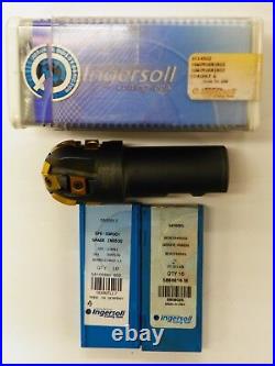 INGERSOLL 16W2M1681R02 1-5/8 BALLNOSE ENDMILL With BDE & SPE CARBIDE INSERTS C200
