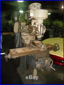 Index #645 Vertical Mill with Power Feed Table and Universal Slotting Head