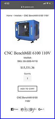 Intelitek BenchMill 6000 CNC Milling Center