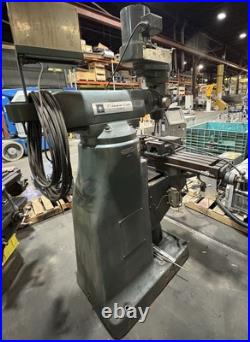JET VERTICAL JVM-942F MILLING MACHINE 42 1/2 x 9 TABLE