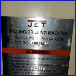 Jet 18 #JMD-18 Bench Top Milling/Drilling Machine withCS-18 Pedestal 150-3000 RPM