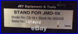 Jet MILL / Drill Press Jmd-18pfn, 350020, 2 HP Motor, 230 Volt, 4 Pole, 1 Phase