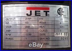 Jet MILL / Drill Press Jmd-18pfn, 350020, 2 HP Motor, 230 Volt, 4 Pole, 1 Phase