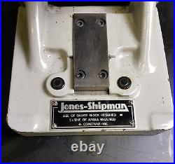 Jones and Shipman sine vice, surface grinding toolroom vice, precision milling
