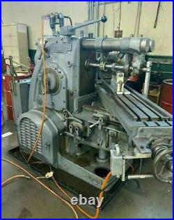 KEARNEY & TRECKER MILWAUKEE 7-1/2HP-3CH Horizontal Mill Milling Machine K&T