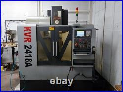 KENT USA KVR-2418A Vertical Machining Center 24 ATC X 24 Y 18 CHILLER LOW HRS KENT USA KVR-2418A Vertical Machining Center 24 ATC X 24 Y 18 CHILLER LOW HRS