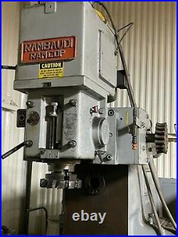Kearney & Trecker 630TF-20 Mill modified with Rambaudi vertical milling head