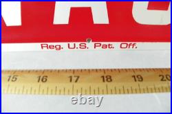 Kearney Trecker Machinery Sales Advertising Sign 36 Inch Heavy Metal