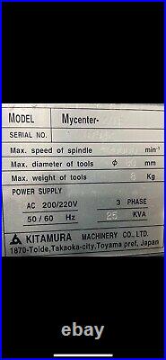Kitamura 2007 MYCENTER-2XiF Fanuc Well Cared For Machine