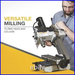 Klutch 1/2 HP Mini Milling Machine, 350 Watts, 110V