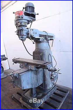 Kondia model G 9x42 milling machine With powerfeed, 1 shot lube, Bridgeport R-8