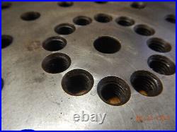 LARGE STEEL SETUP PLATE With 1/2-13 HOLES MACHINIST JIG FIXTURE