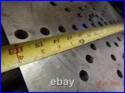 LARGE STEEL SETUP PLATE With 1/2-13 HOLES MACHINIST JIG FIXTURE