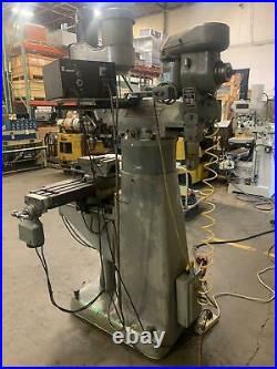 LOADED Bridgeport Series I-2HP Vertical Milling Machine, 48, DRO, Shaping, Feed