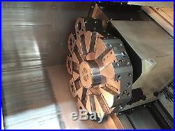 LOOK1999 DAEWOO LYNX 200B CNC LATHE WITH 5C COLLET ADAPTER AND CHUCK