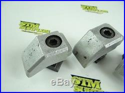 LOT OF 4 LOW PROFILE ALUMINUM MACHINISTS MILLING T SLOT CLAMPS
