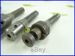 LOT OF BRIDGEPORT MILL R8 SHANK TOOLING END & FACE MILL HOLDERS