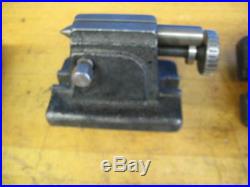 L & W 6-1/2 Swing Dividing Head + Foot Stock, Plate 1-1/2-8 Nose Thread