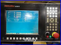 Lagun FTV-2 CNC Knee Mill, 2002 Anilam 3000 M Control