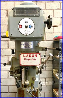 Lagun Republic FT-1 42 X 9 Variable Speed Vertical Mill Knee Milling Machine