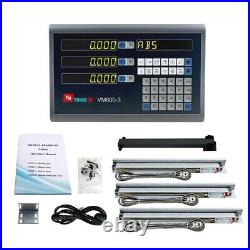 Lathe Mill Display Linear Scales 5U 5V TTL Optical Ruler Line 100-1000MM 3 Axis