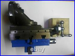 Lathe Vertical Milling Slide Swivel Base 4 X 5 With 2 Self Centering Vice