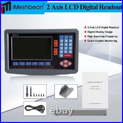 Linear Scale 2Axis / 3Axis LCD Digital Readout DRO Display Kit CNC Milling Lathe
