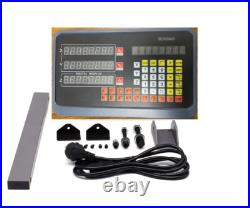 Linear Scale Digital Readout 2/3 Axis DRO Display Kit for Bridgeport Mill Lathe