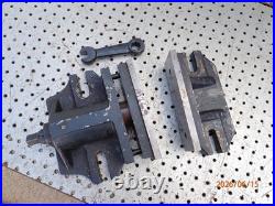 Lot M269 Machinist 2 Piece Milling Machine Vise With Wrench