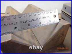 Lot R764 Machinist Large V-block Jig Fixture Setup Tooling Lot R764 Machinist Large V-block Jig Fixture Setup Tooling