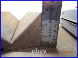 Lot R764 Machinist Large V-block Jig Fixture Setup Tooling Lot R764 Machinist Large V-block Jig Fixture Setup Tooling
